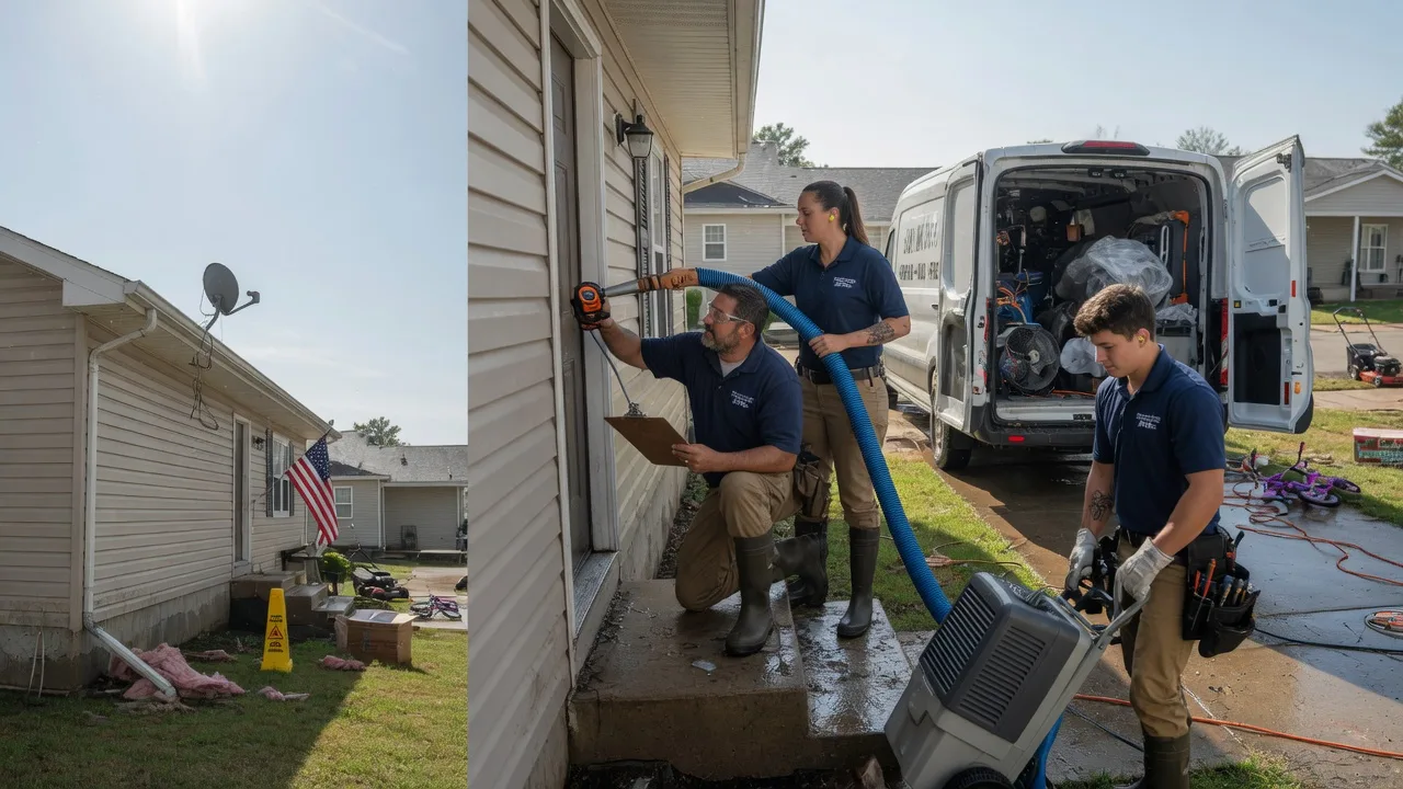 Ceiling Water Damage Restoration in Jennings, OK near me