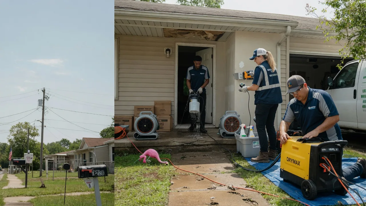 Storm Damage Water Removal in Jennings, OK near me